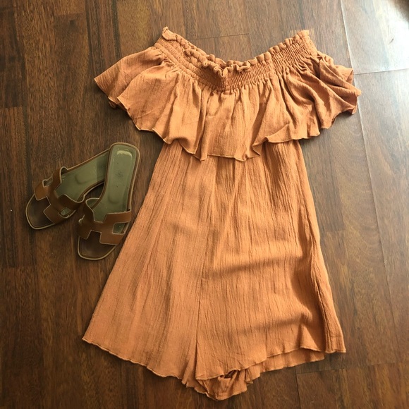 Somedays Lovin Dresses & Skirts - Some Days Lovin Off the Shoulder Romper